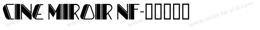 Cine Miroir NF字体转换